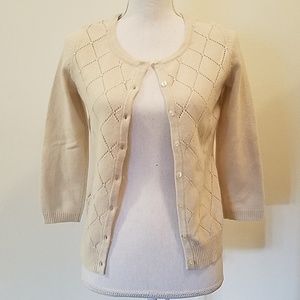 NWT cream Loft sweater